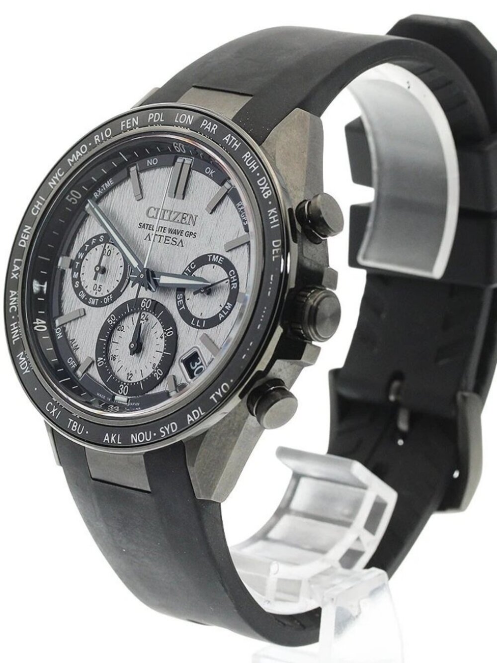 CITIZEN Attesa ACT Line CC4055-14H/F950-0029S08 Solar Powered Radio Men's_974949